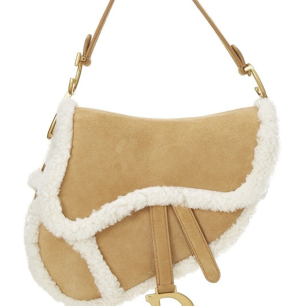 Dior Saddle Shearling Bag - Picture 5 of 7